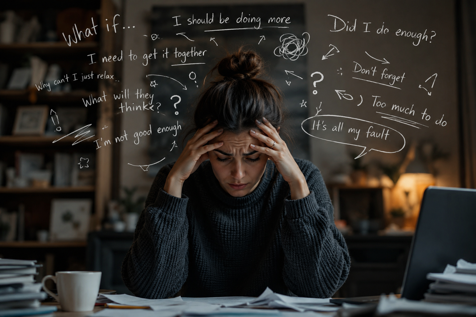 Anxiety and chronic overthinking therapy